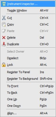 Context menu