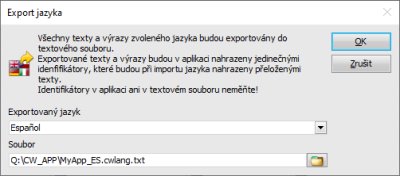 Export jazyka